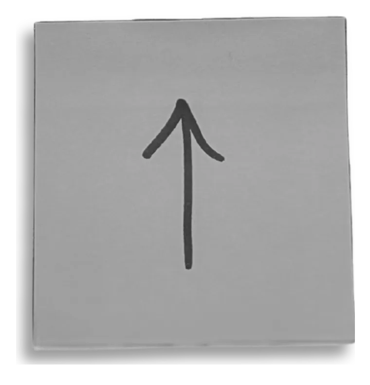 Elevate package sticky note