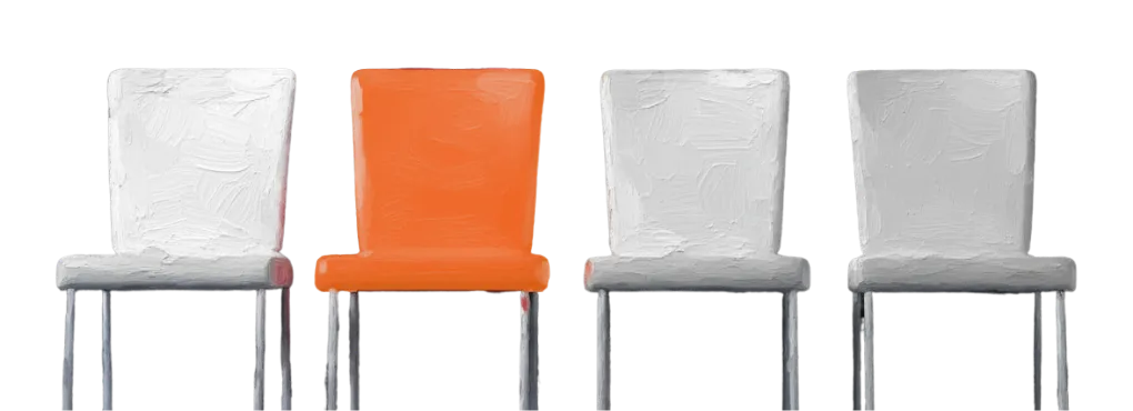 Team planning project requirements on sticky notes